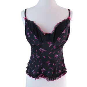 Vtg Y2K VICTORIA'S SECRET Sexy Little Things Women's Butterfly Corset Top NEW M